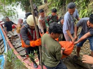 Mahasiswa Tenggelam di Sungai Batang Gangsal Ditemukan Meninggal