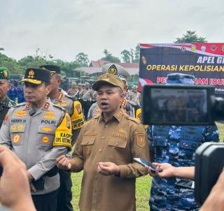 Pimpin Apel Operasi Ketupat-LK, Ini Pesan Gubri Abdul Wahid