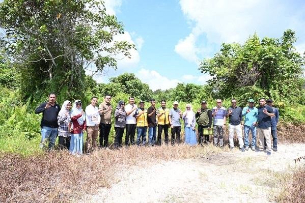 Tinjau Lahan Sekolah Rakyat Bersama Kementerian PU, Pemkab Bengkalis Pastikan Lahan Sudah Tersedia