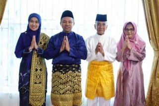 Silaturahmi Lebaran, Annas Maamun Pesan Abdul Wahid Utamakan Rakyat