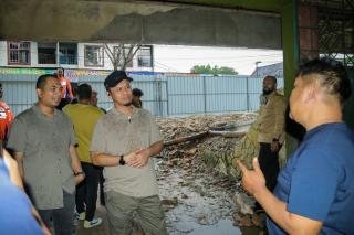 Wali Kota Pekanbaru Tinjau Progres Pembangunan Pasar Bawah