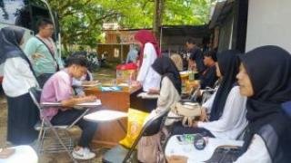 KSR PMI UNRI Ajak Mahasiswa Donor Darah di Kampus