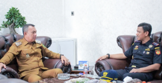 Wabup Kepulauan Meranti Sambut Silaturahmi Kepala Bea Cukai Bengkalis