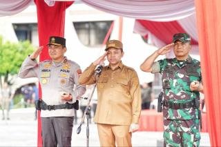 Gubri Abdul Wahid Pimpin Apel Kesiapan Jambore Karhutla 2025