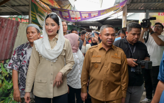 Gubri dan Wamendag Dialog dengan Pedagang Pasar Cik Puan