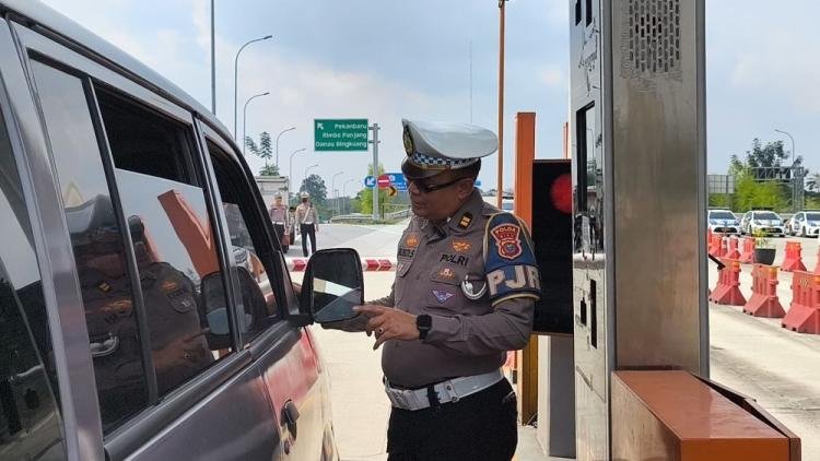 Gakkum Polda Riau Sasar Pelanggar Kecepatan dan Pengemudi Mabuk di Tol Pekanbaru-Bangkinang