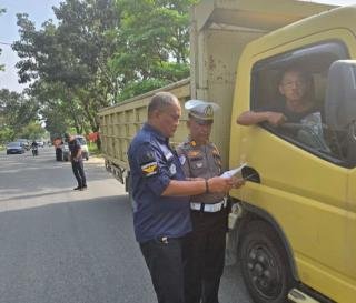 38 Truk ODOL Terjaring Razia Gabungan