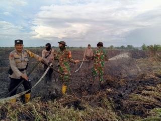 Bakar Lahan hingga Meluas 10 Hektare, Petani di Rohil Diamankan Polisi