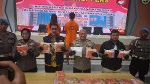 Polda Riau Sita 15 Kg Sabu dari Sejoli