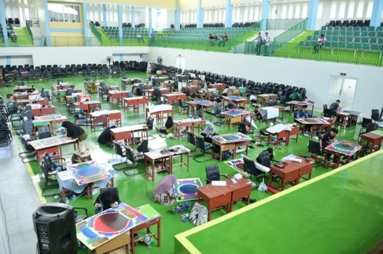 Lanjut Berjuang, 63 Peserta Unjuk Kreativitas di Cabang Kaligrafi MTQ ke-43 Riau
