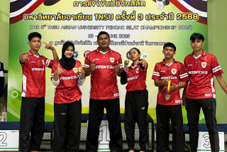 Tim Pencak Silat Unilak Bawa Pulang Tiga Medali dari Negeri Gajah Putih