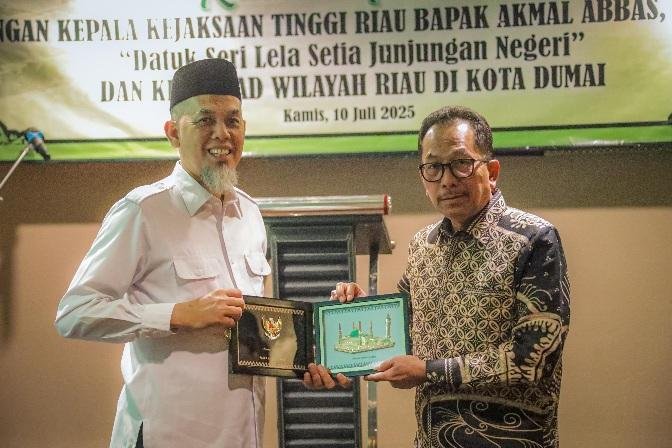 Wako Paisal Sambut Hangat Kunjungan Kajati Riau ke Dumai