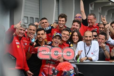 Hasil Race MotoGP Jerman 2025; Marc Marquez Ukir 69 Kemenangan Balapan ke-200 Grand Prix