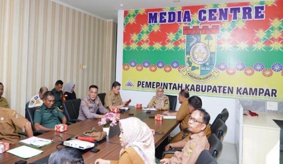 Wakil Bupati Kampar Pimpin Rakor Inflasi dan Program 3 Juta Rumah Bersama Kemendagri