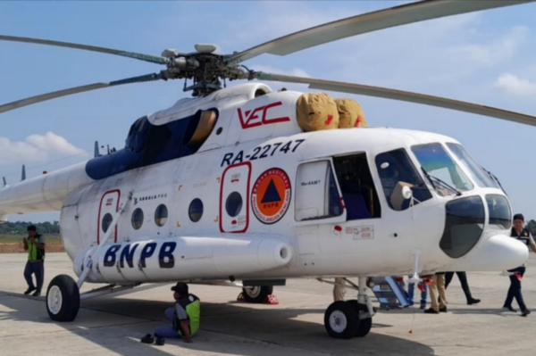 Tambah Amunisi Udara: Heli Mi-8 Tiba di Riau, Siap Beraksi Lawan Karhutla