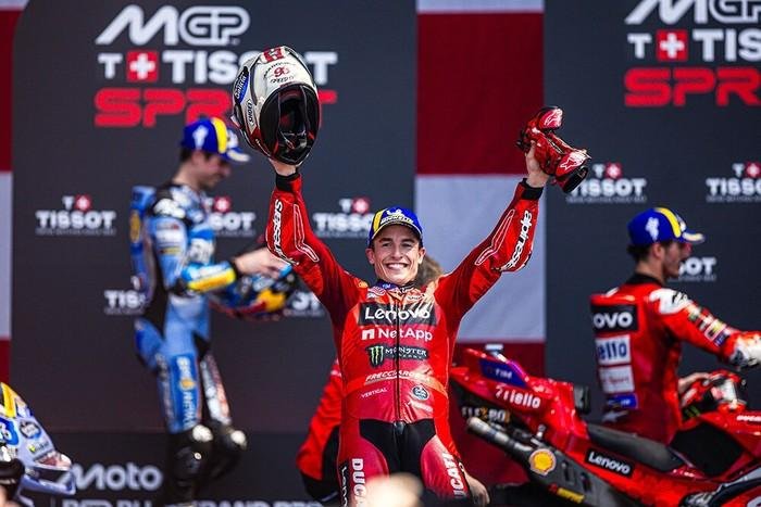 Hasil Sprint Race MotoGP Amerika 2025; Marc Marquez Ulangi Kemenangan Ketiga Kali Berturut-turut