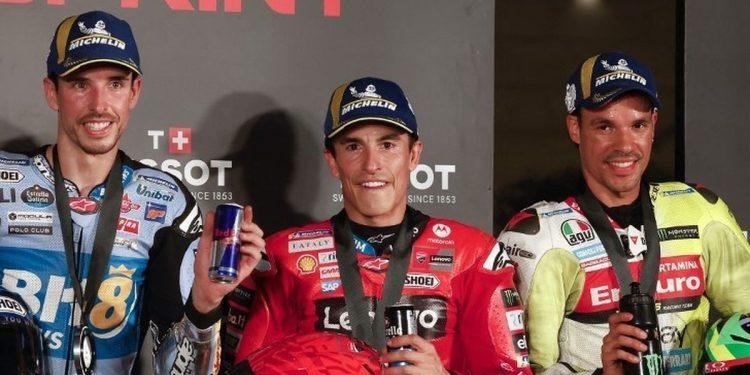 Hasil Sprint Race MotoGP Qatar 2025; Marc Marquez Pemenang, Sapu Bersih Sirkuit Losail 
