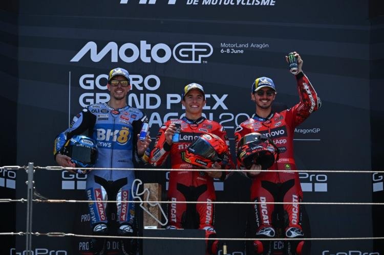 Hasil Race MotoGP Aragon 2025; Marc Marquez Menang Balapan Kandang