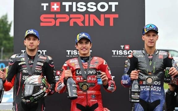 Hasil Sprint Race MotoGP Jerman 2025; The Baby Alien Gacor di Lintasan Basah