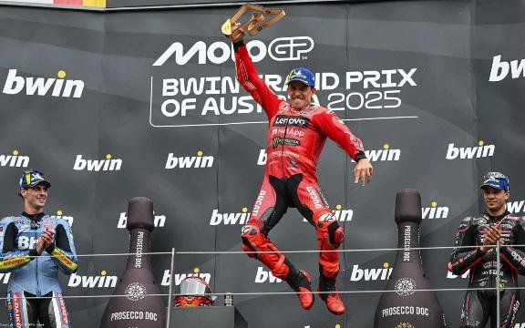Hasil Race MotoGP Austria 2025; Marc Marquez Torehkan Jawara di Balapan Grand Prix ke-1000