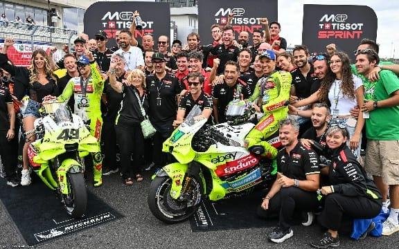 Hasil Sprint Race MotoGP Hungaria 2025; Tim Pertamina V46 Kompak Menang