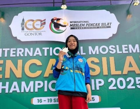 Santriwati Asal Bengkalis Raih Juara II International Moslem Pencak Silat 2025