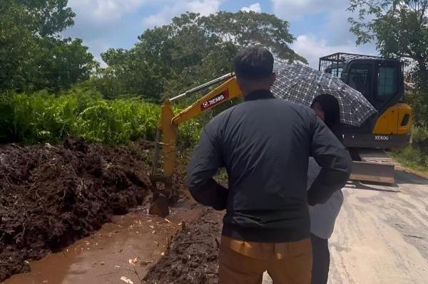 Atasi Banjir, PUPR Pekanbaru Normalisasi Drainase Sepanjang 6 Kilometer