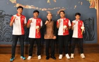 Diasuh Mahasiswa Unilak, Empat Atlet Indonesia Sukses Harumkan Nama Bangsa di Prancis