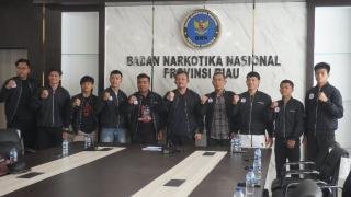 Di Pimpin Zulkardi Muaythai Pekanbaru Silaturahmi Bersama BNNP Riau