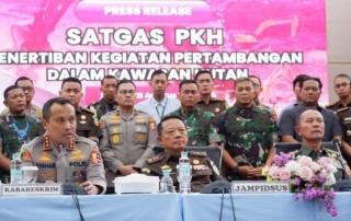 Satgas PKH Berhasil Kuasai Kembali 3,3 Juta Hektare Hutan Negara dari Perkebunan Ilegal