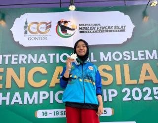 Santriwati Asal Bengkalis Raih Juara II International Moslem Pencak Silat 2025