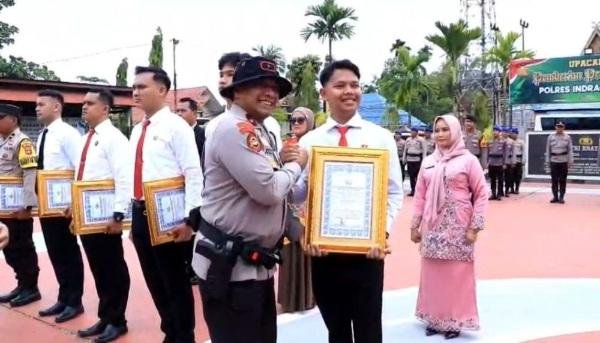Gagalkan 19 Kg Sabu di Reteh, 6 Personel Polres Inhil Dapat Penghargaan