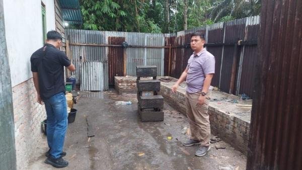 Polisi Tapung Hulu, Menyisir Lokasi Dugaan Penampungan BBM Ilegal