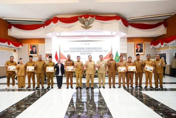 Kolaborasi KPK dan Pemprov Riau, 7 Desa Resmi Jadi Percontohan Antikorupsi