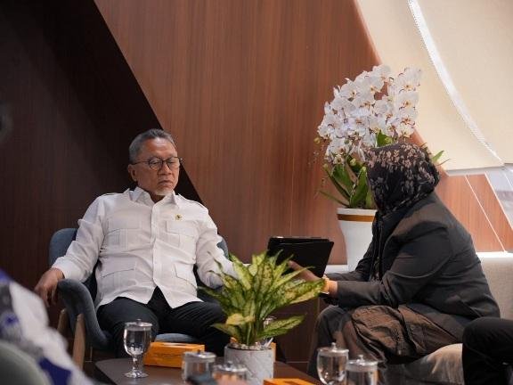 Bupati Siak Bertemu Menko Pangan, Dorong Penguatan Ketahanan Pangan dan Kampung Nelayan