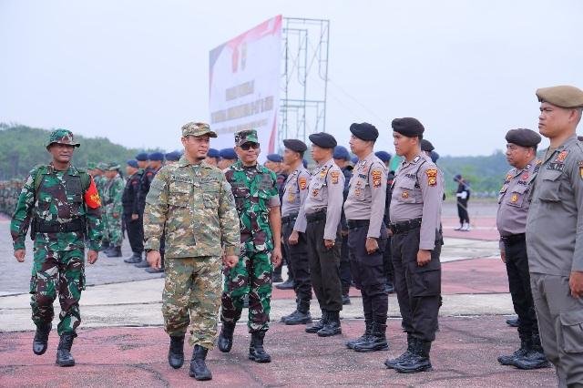 Wali Kota Pekanbaru Pimpin Upacara Pembukaan TMMD ke-127 Tahun 2026 di Tenayan Raya