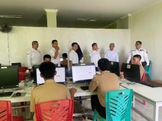 Kesbangpol Inhil Tinjau Langsung Seleksi Paskibraka di Dua Sekolah di Tembilahan