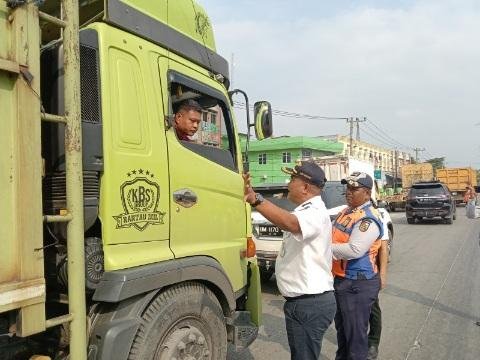 Dishub Pekanbaru Perluas Razia Truk ODOL, Pelanggar Langsung Ditilang