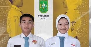Dua Pelajar Terbaik Riau Lolos Paskibraka Nasional, Siap Kibarkan Merah Putih di Istana Negara