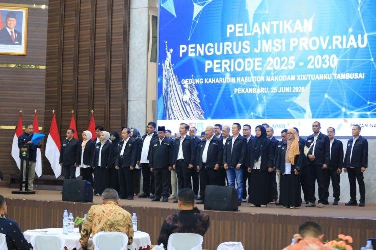 Pengda JMSI Riau 2025–2030 Resmi Dilantik, Siap Perkuat Profesionalisme Media Siber