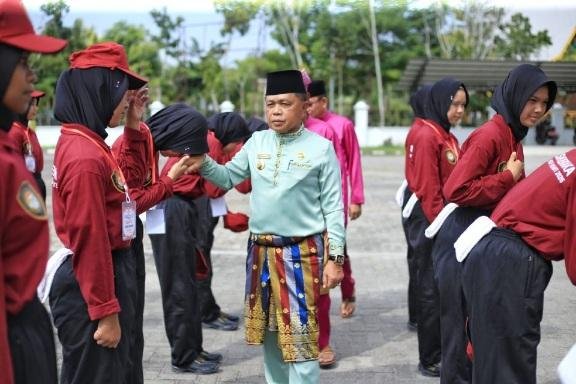Bupati Asmar Buka Diklat Paskibraka Meranti 2026