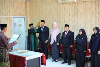 Sekda Kepulauan Meranti Lantik Lima Pejabat Administrator dan Pengawas Baru